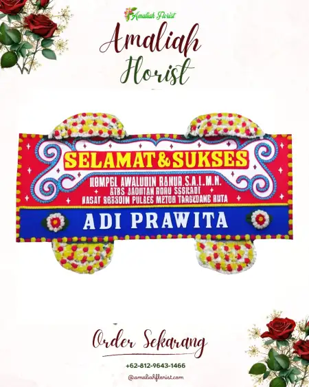 Papan Bunga Ucapan Selamat Hotel Wedding Jakarta