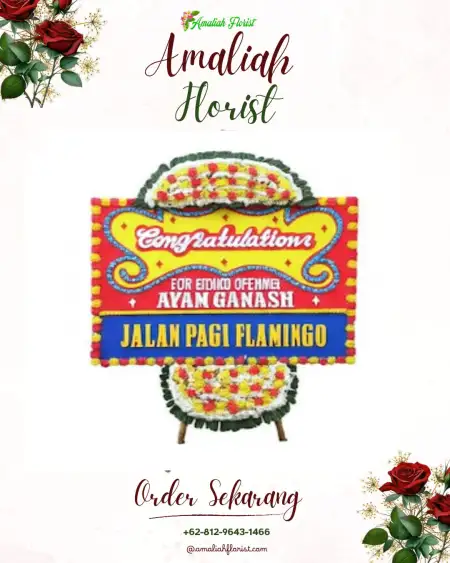 Sewa Papan Bunga Hotel Wedding Jakarta